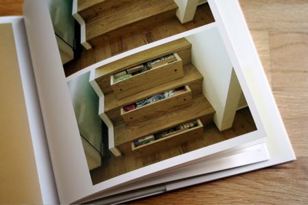 drawers in stairs